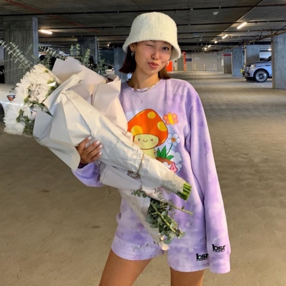 BSR By Samii Ryan Feelin Good Mushroom Tie Dyed Set